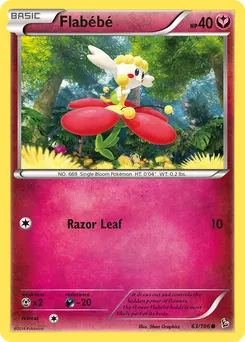 Flabébé #63, Reverse Foil