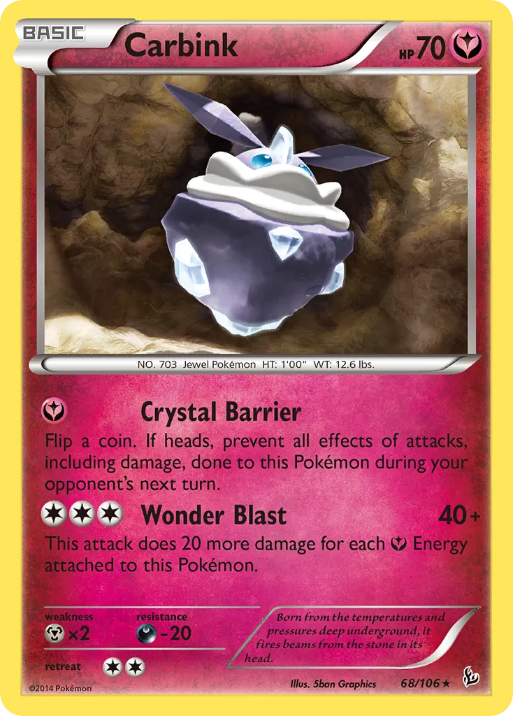 Carbink #68, Flashfire