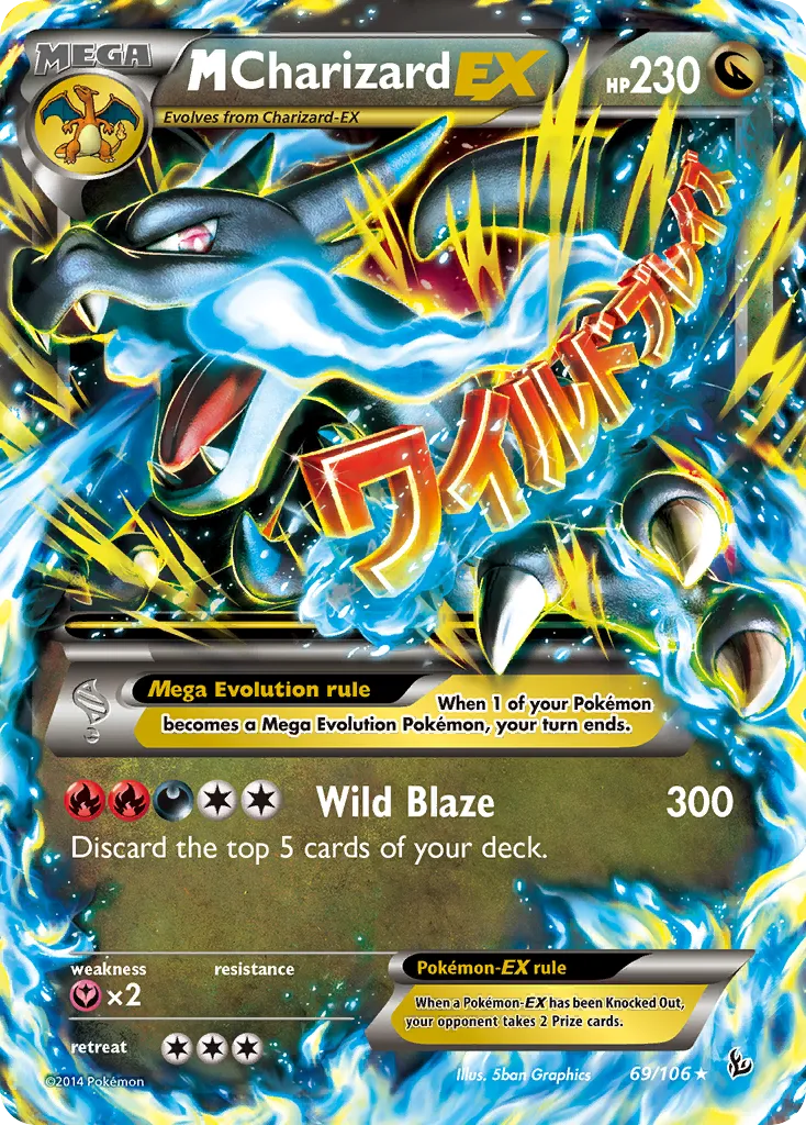 M Charizard-EX #69, Flashfire