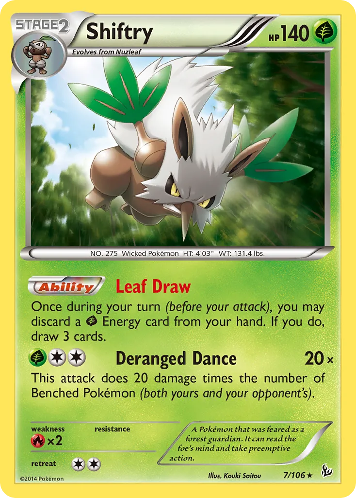 Shiftry #7, Flashfire
