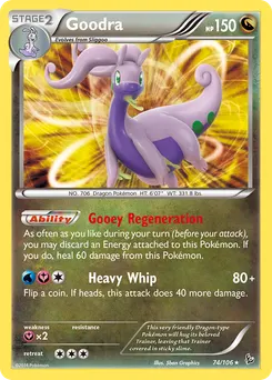 Goodra #74, Reverse Foil