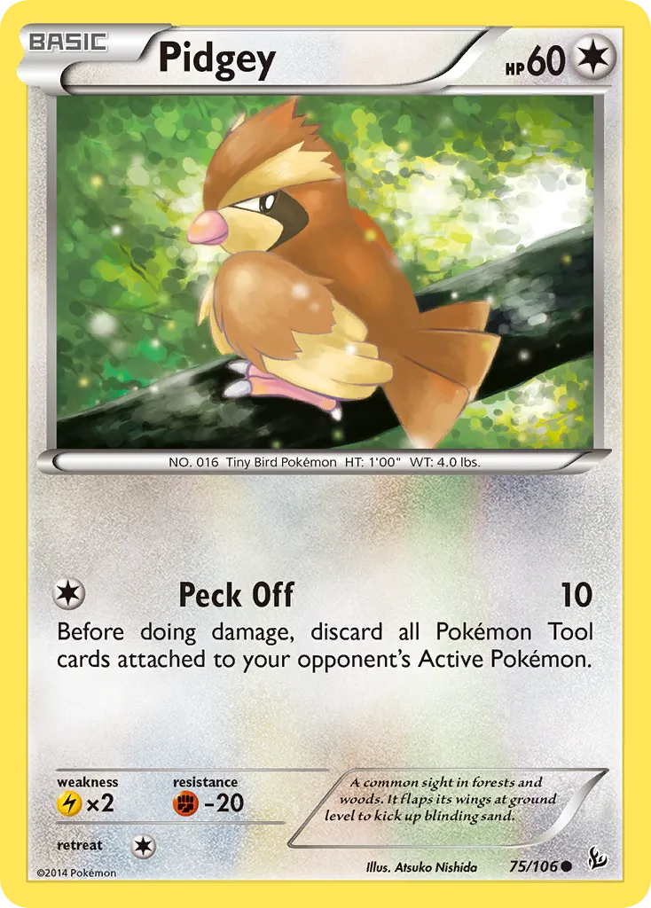 Pidgey #75, Flashfire