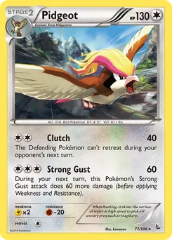 Pidgeot #77, Reverse Foil