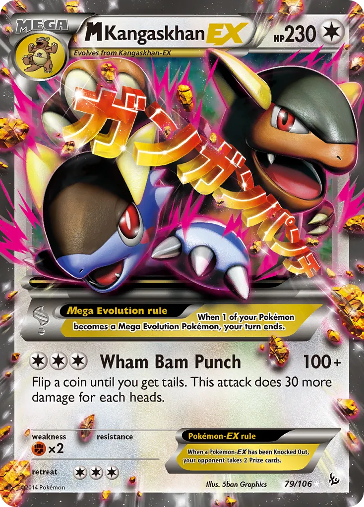 M Kangaskhan-EX #79, Flashfire