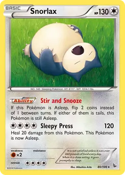 Snorlax #80, Build-A-Bear Workshop