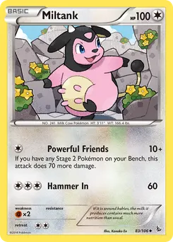 Miltank #83, Reverse Foil