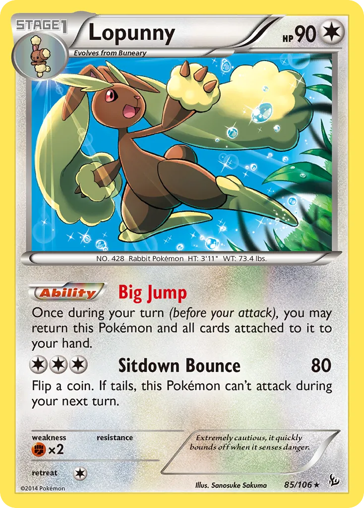 Lopunny #85, Flashfire
