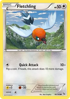Fletchling #86, Reverse Foil