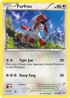 Furfrou #87, Reverse Foil