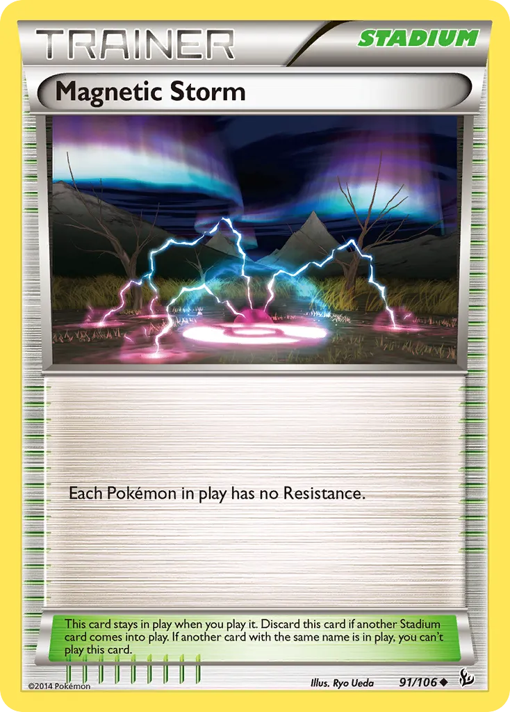 Magnetic Storm #91, Flashfire Reverse Foil