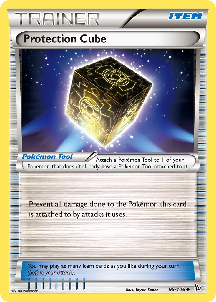 Protection Cube #95, Flashfire Reverse Foil