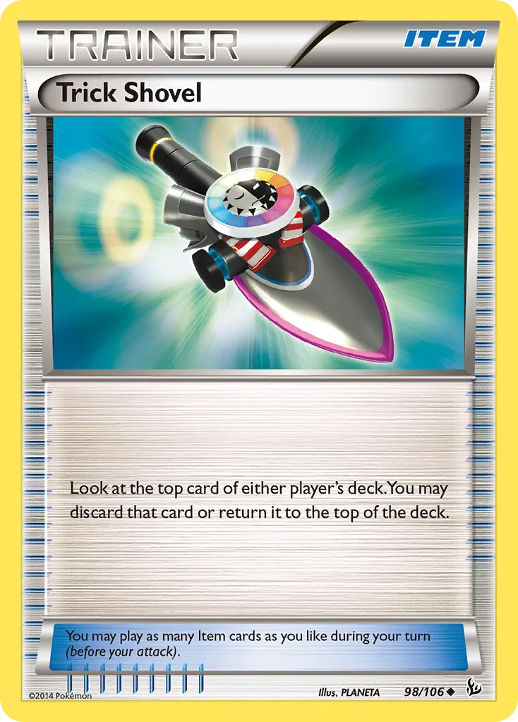 Trick Shovel #98, Flashfire Reverse Foil