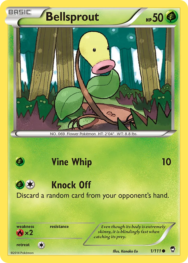 Bellsprout #1, Furious Fists Reverse Foil