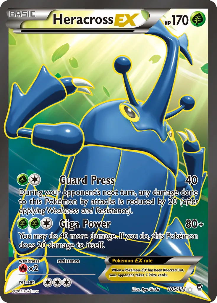 Heracross-EX #105, Furious Fists