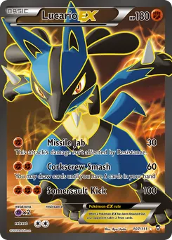 Lucario-EX #107, Standard
