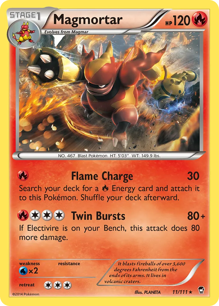 Magmortar #11, Furious Fists