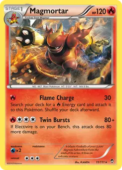 Magmortar #11, Reverse Foil