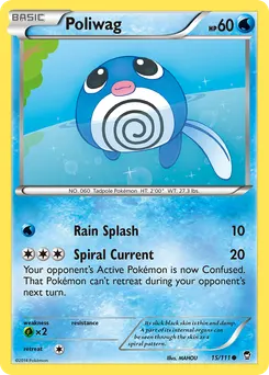 Poliwag #15, Reverse Foil