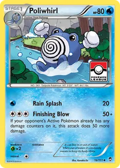 Poliwhirl #16, Reverse Foil