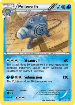 Poliwrath #17, Reverse Foil