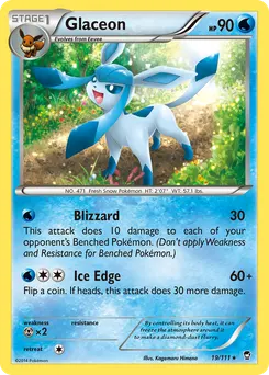 Glaceon #19, Reverse Foil