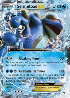 Seismitoad-EX #20, Standard