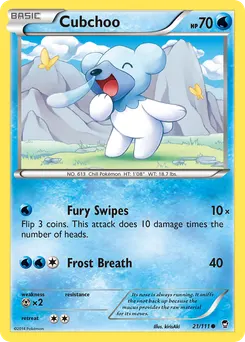 Cubchoo #21, Reverse Foil