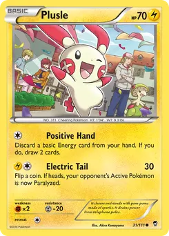 Plusle #31, Reverse Foil
