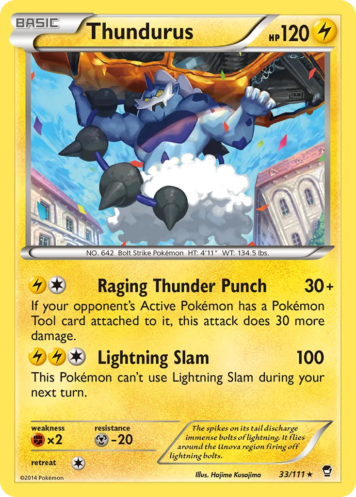 Thundurus #33, Furious Fists