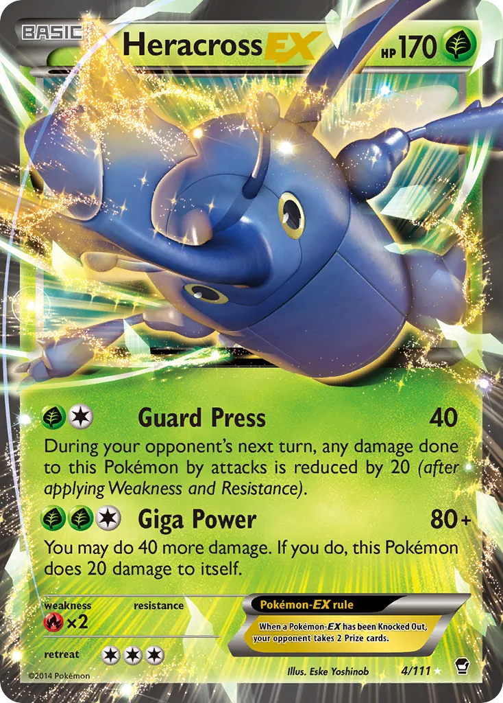 Heracross-EX #4, Furious Fists