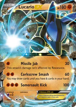 Lucario-EX #54, Standard