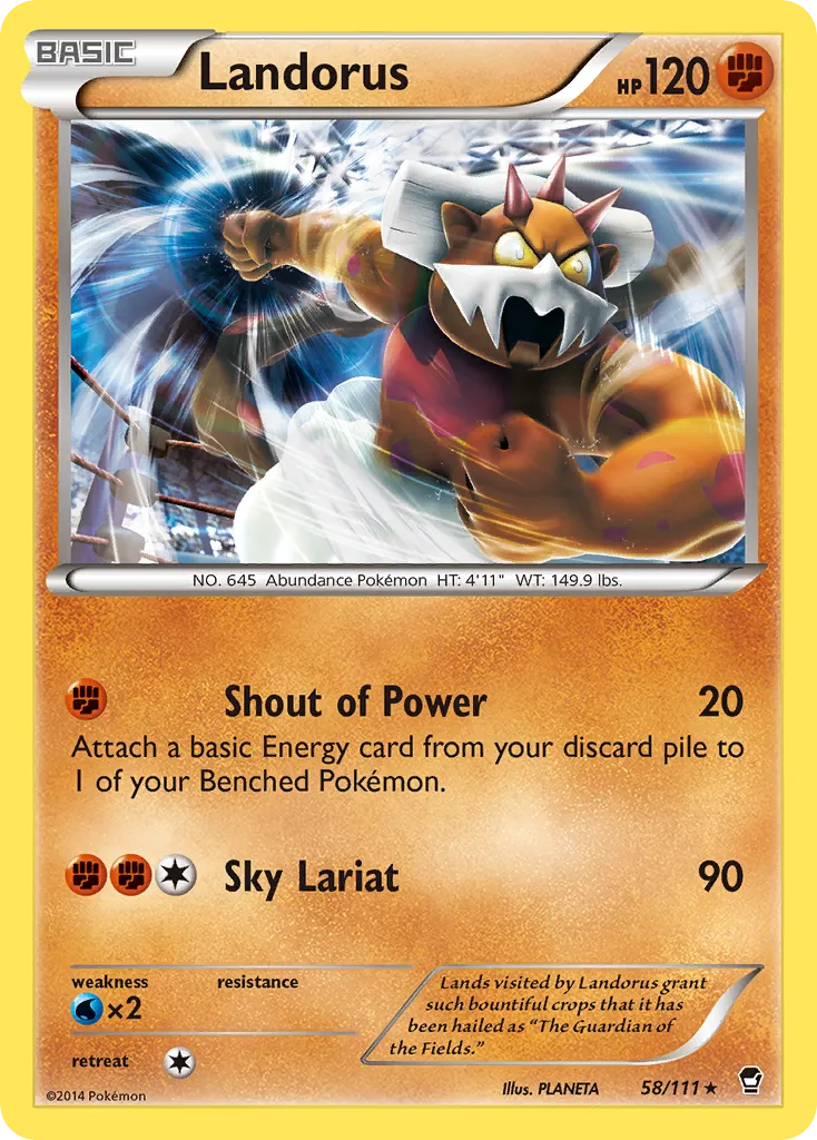 Landorus #58, Furious Fists
