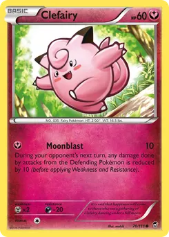 Clefairy #70, Reverse Foil