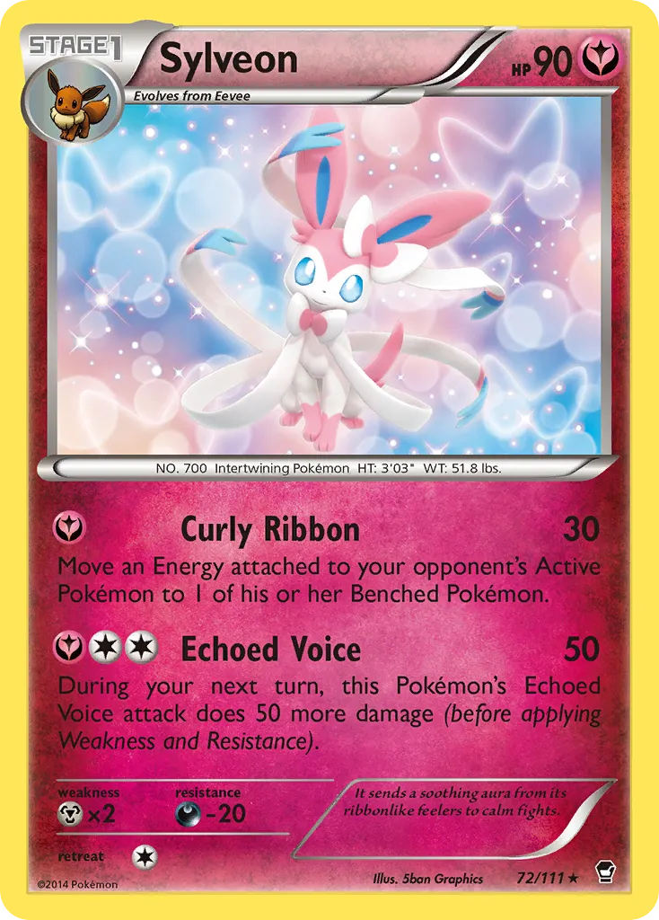 Sylveon #72, Furious Fists Cracked Ice-Enchanted Echo Theme Deck