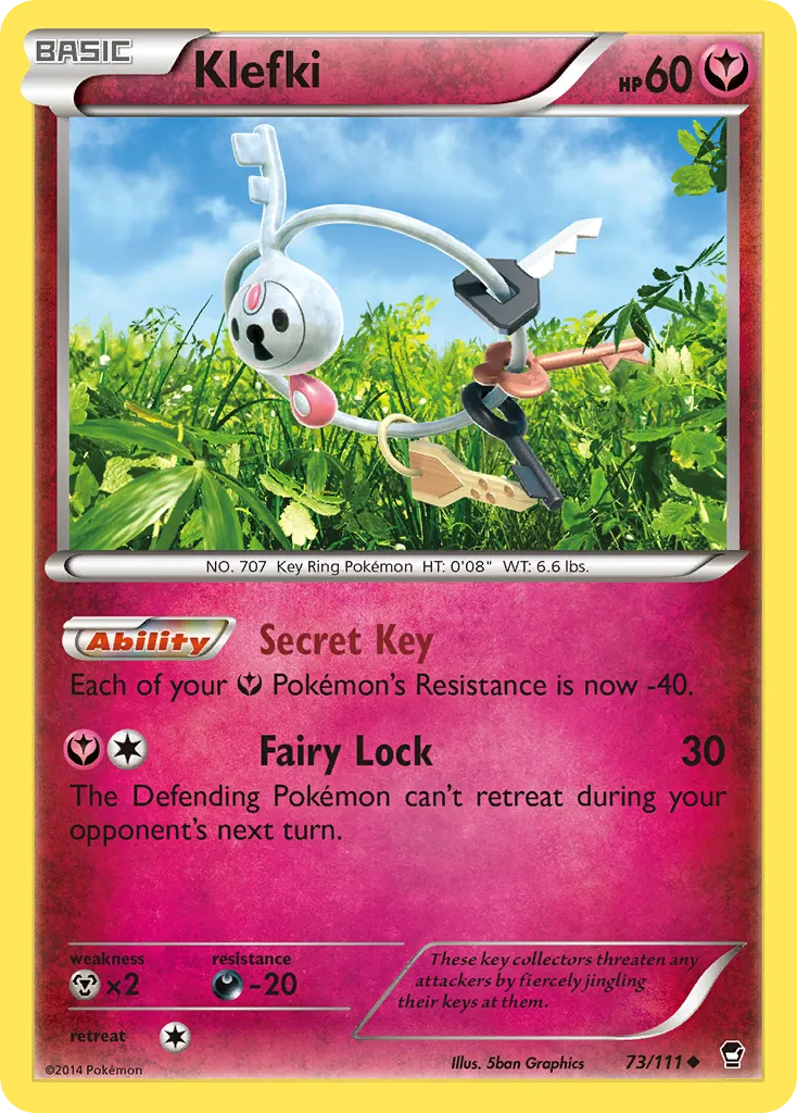 Klefki #73, Furious Fists Reverse Foil