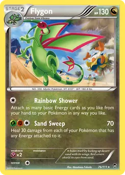 Flygon #76, Reverse Foil