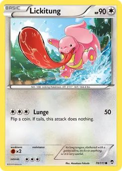 Lickitung #78, Reverse Foil