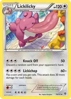 Lickilicky #79, Reverse Foil