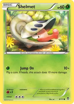 Shelmet #8, Crosshatch-2014 2nd Place Pokemon League