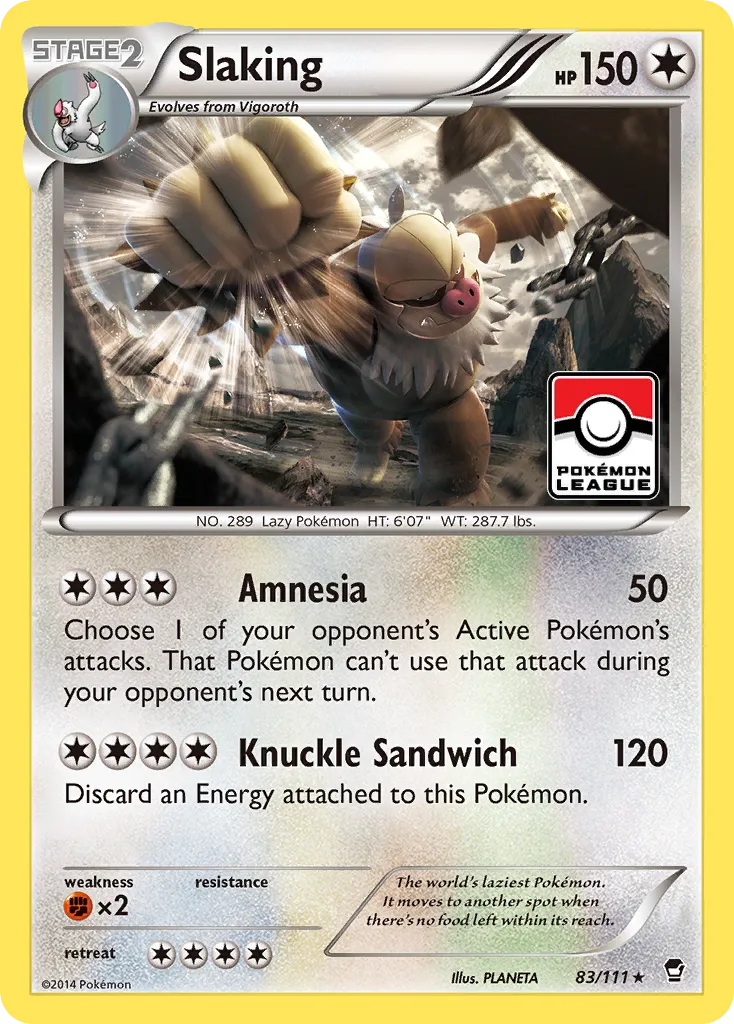 Slaking #83, Furious Fists Reverse Foil
