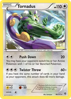 Tornadus #86, Reverse Foil