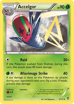 Accelgor #9, Reverse Foil