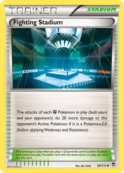 Fighting Stadium #90, Reverse Foil