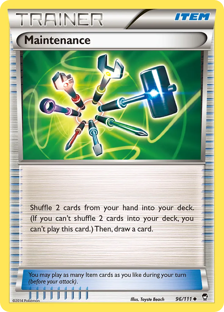 Maintenance #96, Furious Fists Reverse Foil