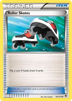 Roller Skates #103, Reverse Foil