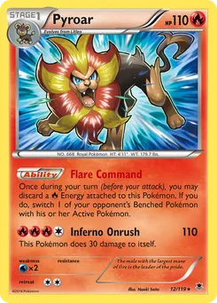 Pyroar #12, Cosmos