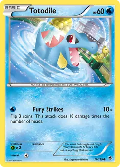 Totodile #15, Reverse Foil