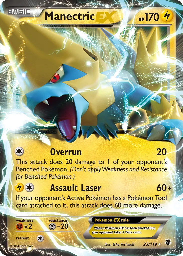 Manectric-EX #23, Phantom Forces