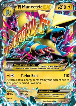 M Manectric-EX #24, Standard