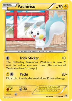Pachirisu #25, Standard